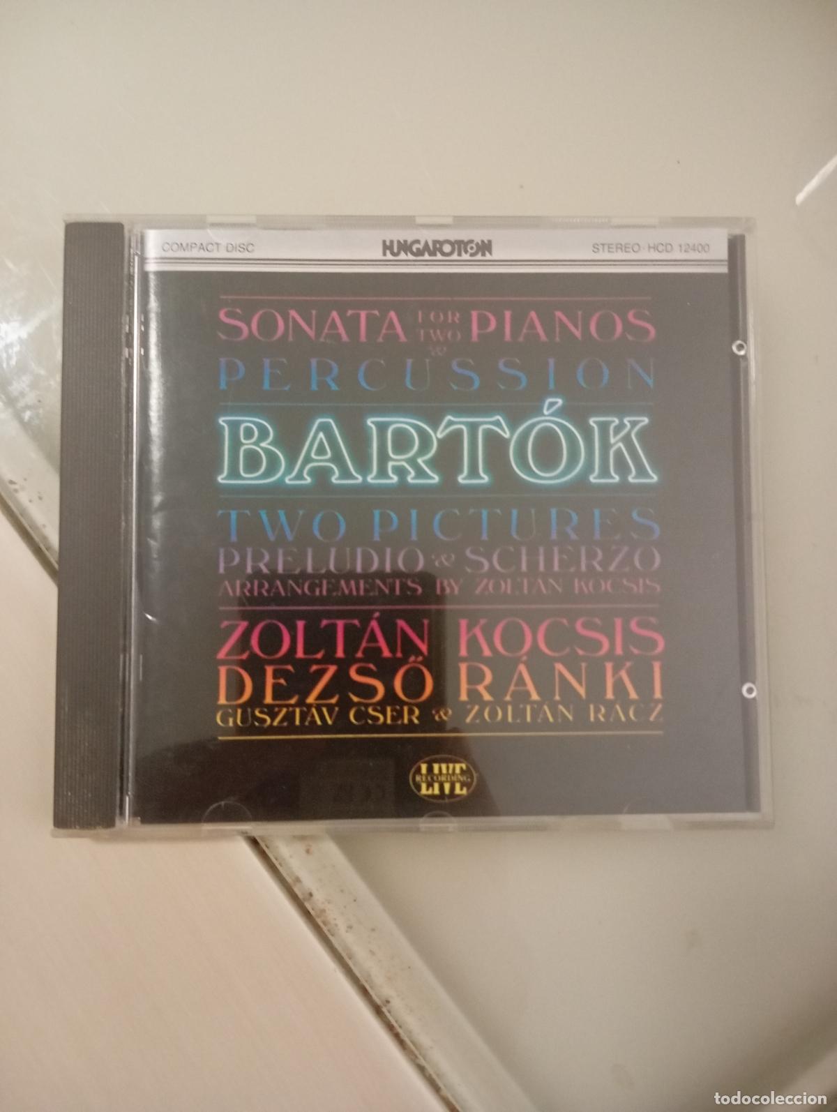 CDs de m&uacute;sica: Bart&oacute;k: Sonata for Two Pianos and Percussion Two Pictures &ndash; Zolt&aacute;n Kocsis / Dezső R&aacute;nki &ndash; Hungaroton