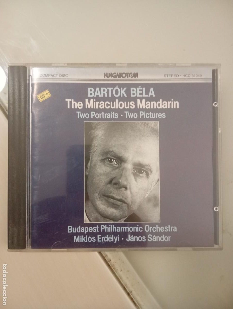 CDs de m&uacute;sica: CD Bart&oacute;k B&eacute;la: The Miraculous Mandarin / Two Portraits &ndash; Budapest Philharmonic Orchestra Hungaroton