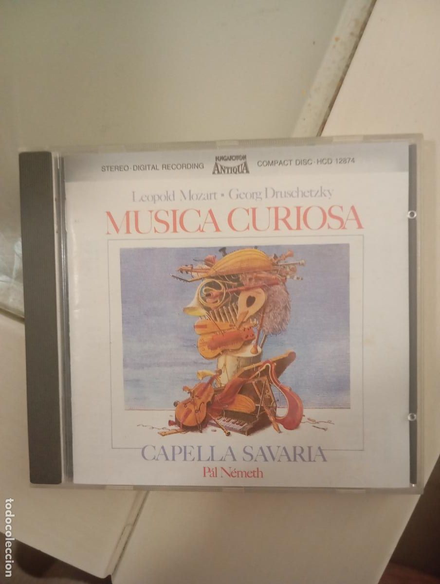 CDs de m&uacute;sica: CD Leopold Mozart / Georg Druschetzky: Musica Curiosa &ndash; Capella Savaria &ndash; Hungaroton Antiqua