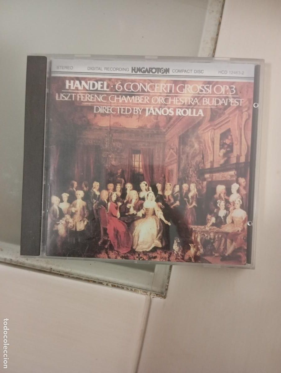 CDs de m&uacute;sica: CD Handel: 6 Concerti Grossi Op.3 &ndash; Liszt Ferenc Chamber Orchestra &ndash; Hungaroton