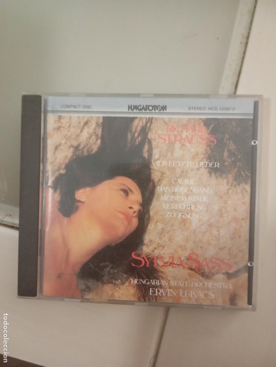 CDs de m&uacute;sica: CD Richard Strauss: Vier letzte Lieder / Lieder &ndash; Sylvia Sass / Ervin Luk&aacute;cs &ndash; Hungaroton