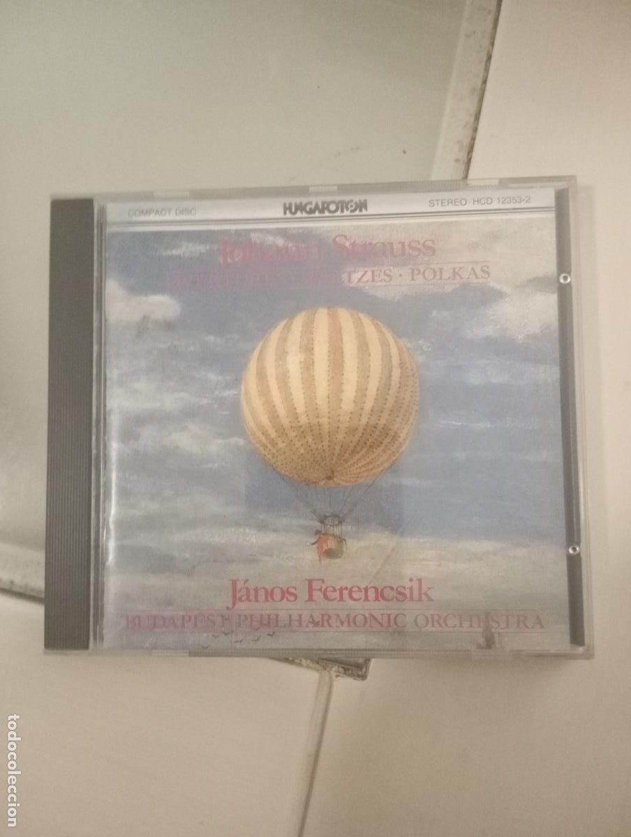CDs de m&uacute;sica: CD Johann Strauss: Waltzes & Polkas &ndash; Budapest Philharmonic Orchestra &ndash; J&aacute;nos Ferencsik &ndash; Hungaroton