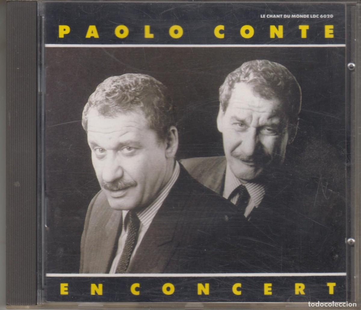 CDs de m&uacute;sica: Paolo Conte &lrm;cd En Concert (France)