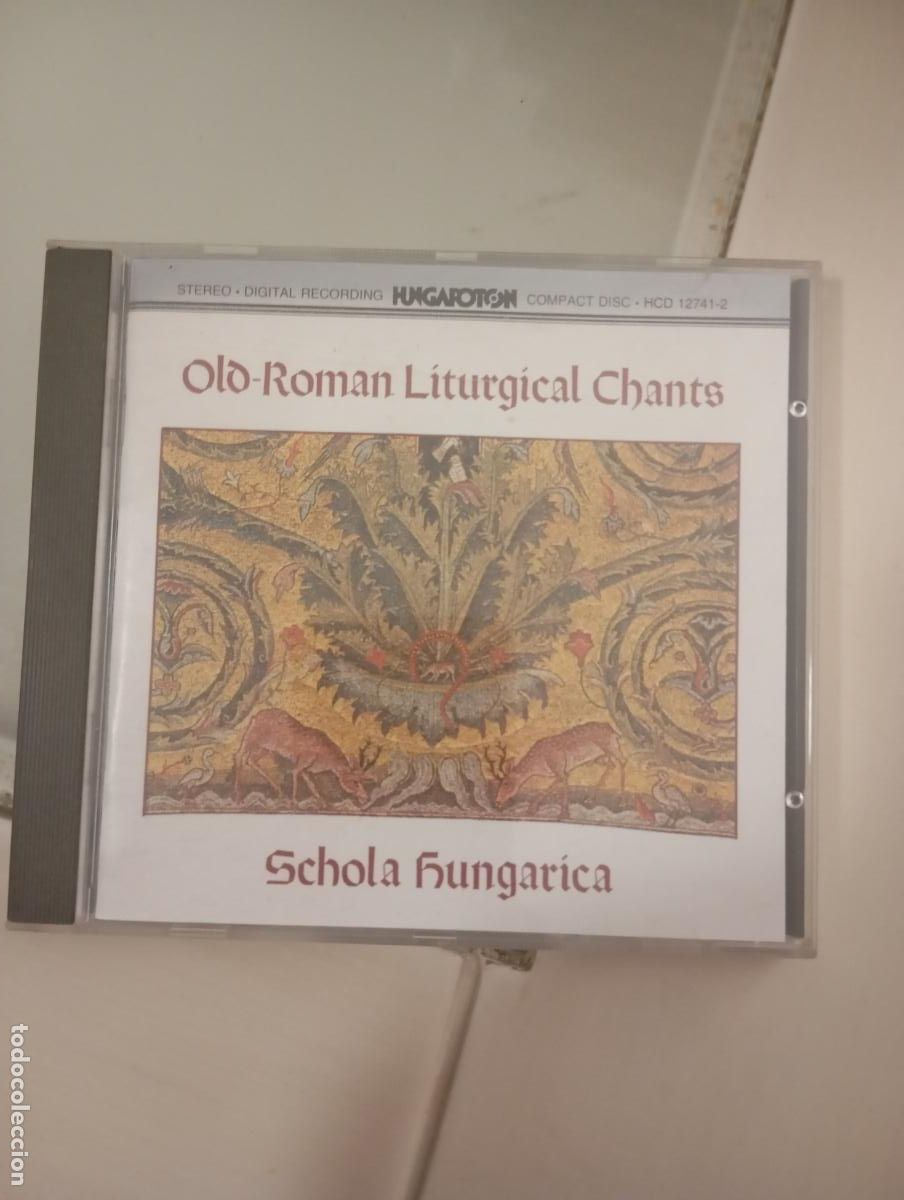 CDs de m&uacute;sica: CD Old-Roman Liturgical Chants &ndash; Schola Hungarica &ndash; Hungaroton