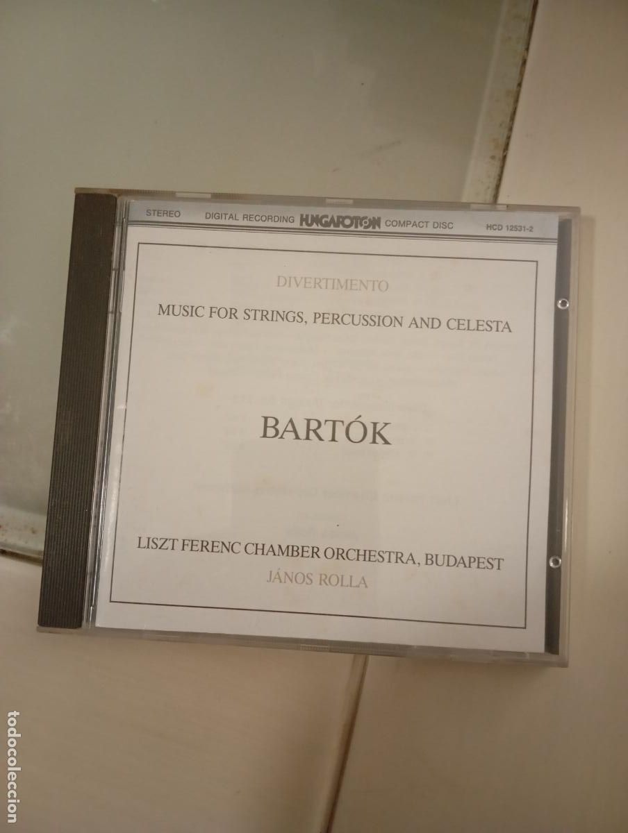 CDs de m&uacute;sica: CD Bart&oacute;k: Divertimento / Music for Strings, Percussion and Celesta &ndash; Hungaroton