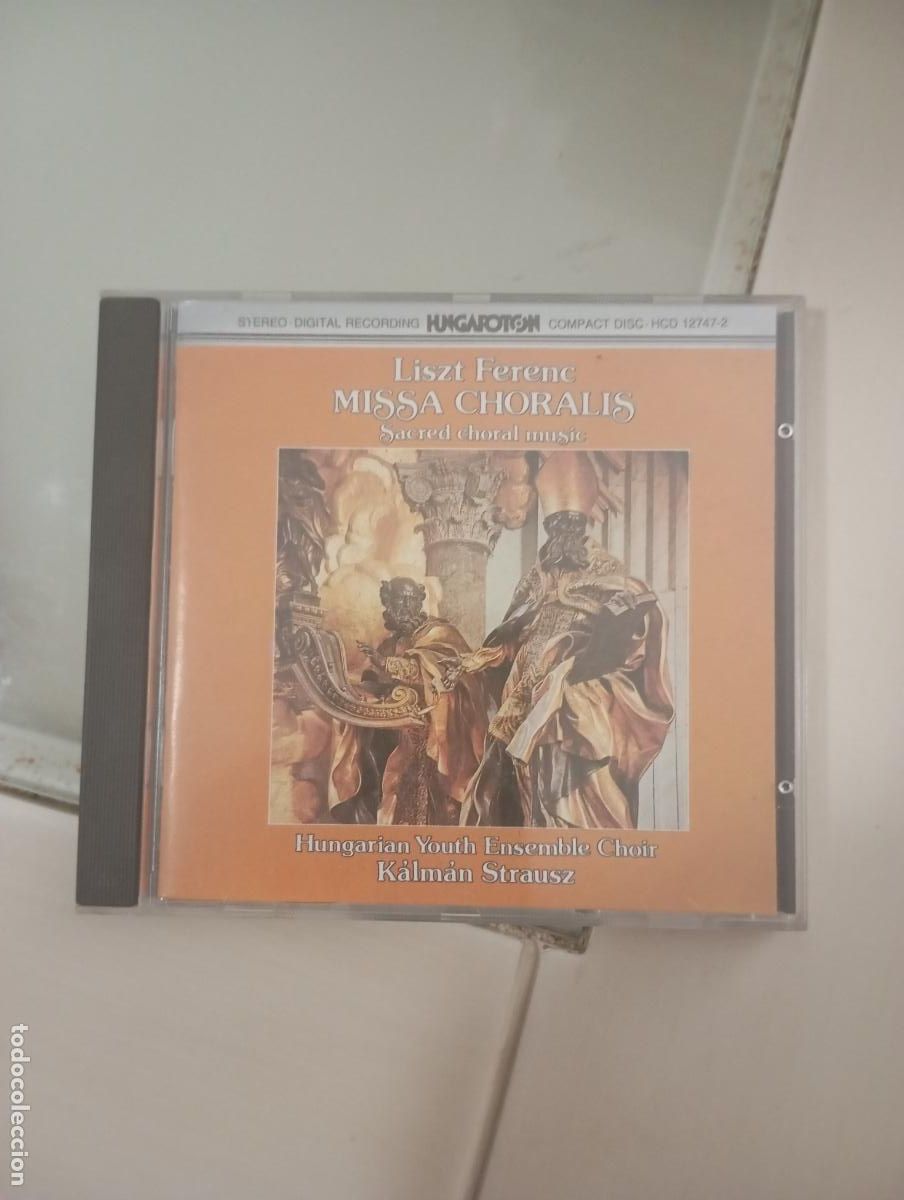 CDs de m&uacute;sica: CD Liszt Ferenc: Missa Choralis / Sacred Choral Music &ndash; Hungarian Youth Ensemble Choir &ndash; Hungaroton