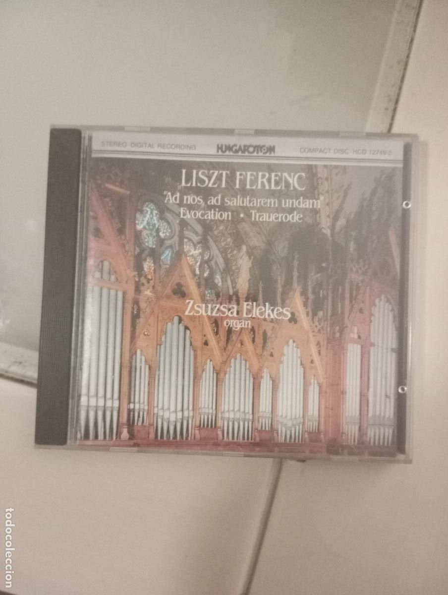 CDs de m&uacute;sica: CD Liszt Ferenc: Ad nos, ad salutarem undam / Evocation &ndash; Zsuzsa Elekes (Organ) &ndash; Hungaroton
