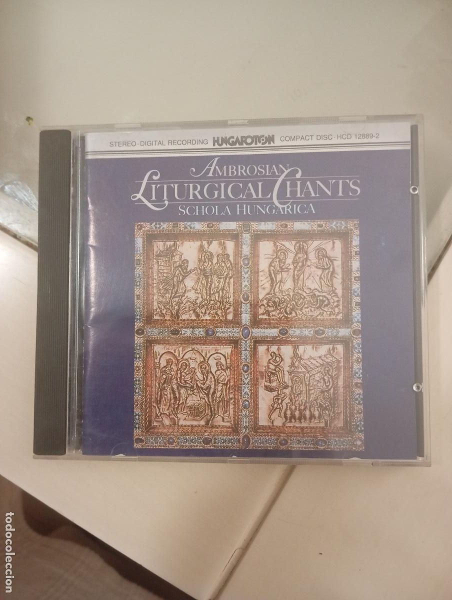 CDs de m&uacute;sica: CD Ambrosian Liturgical Chants &ndash; Schola Hungarica &ndash; Hungaroton