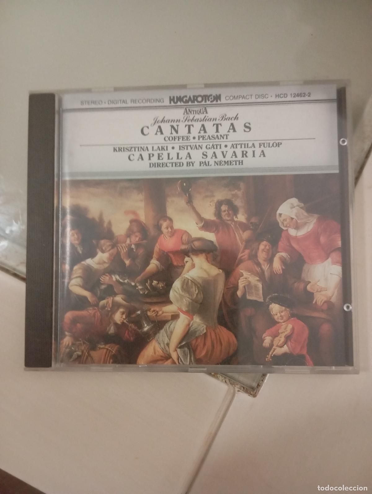 CDs de m&uacute;sica: CD J.S. Bach: Cantatas &rdquo;Coffee&rdquo; & &rdquo;Peasant&rdquo; &ndash; Capella Savaria &ndash; Hungaroton Antiqua