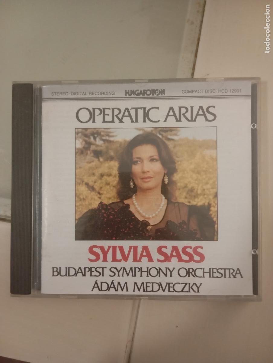 CDs de m&uacute;sica: CD Sylvia Sass: Operatic Arias &ndash; Budapest Symphony Orchestra &ndash; Hungaroton