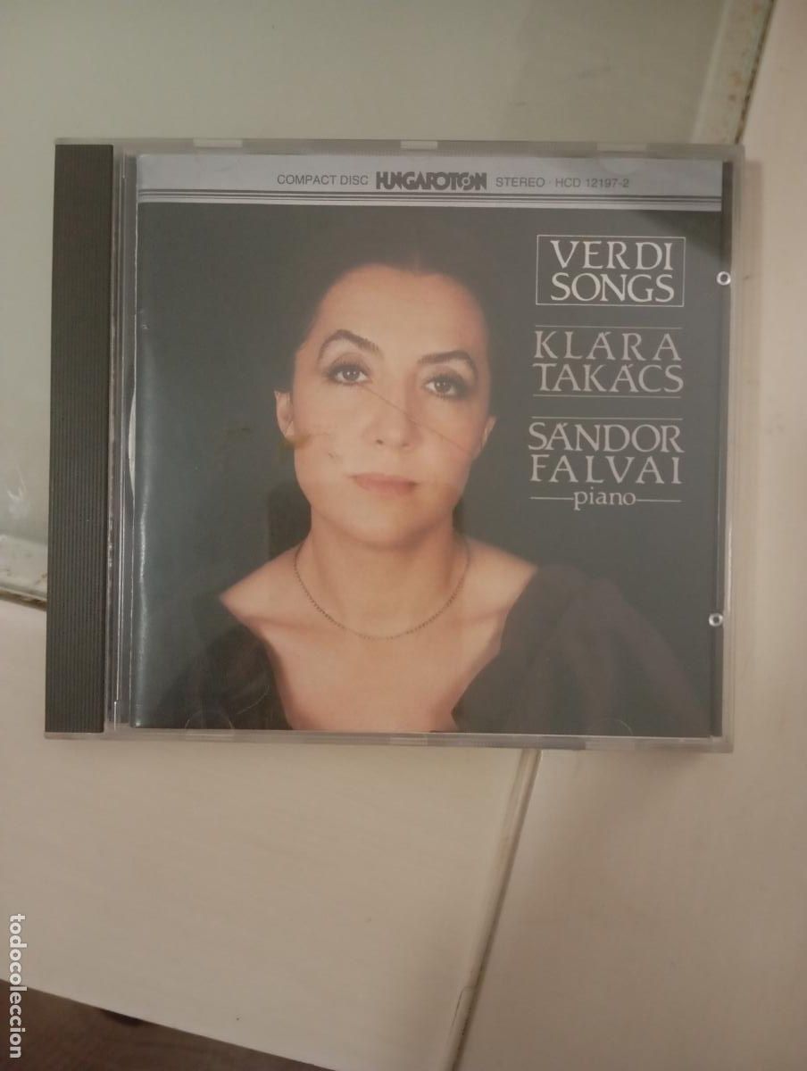 CDs de m&uacute;sica: CD Verdi: Songs &ndash; Kl&aacute;ra Tak&aacute;cs / S&aacute;ndor Falvai &ndash; Hungaroton