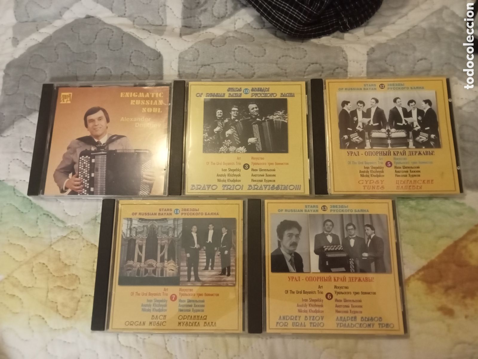 CDs de m&uacute;sica: Lote de CDs de m&uacute;sica rusa correo certificado incluido para Espa&ntilde;a