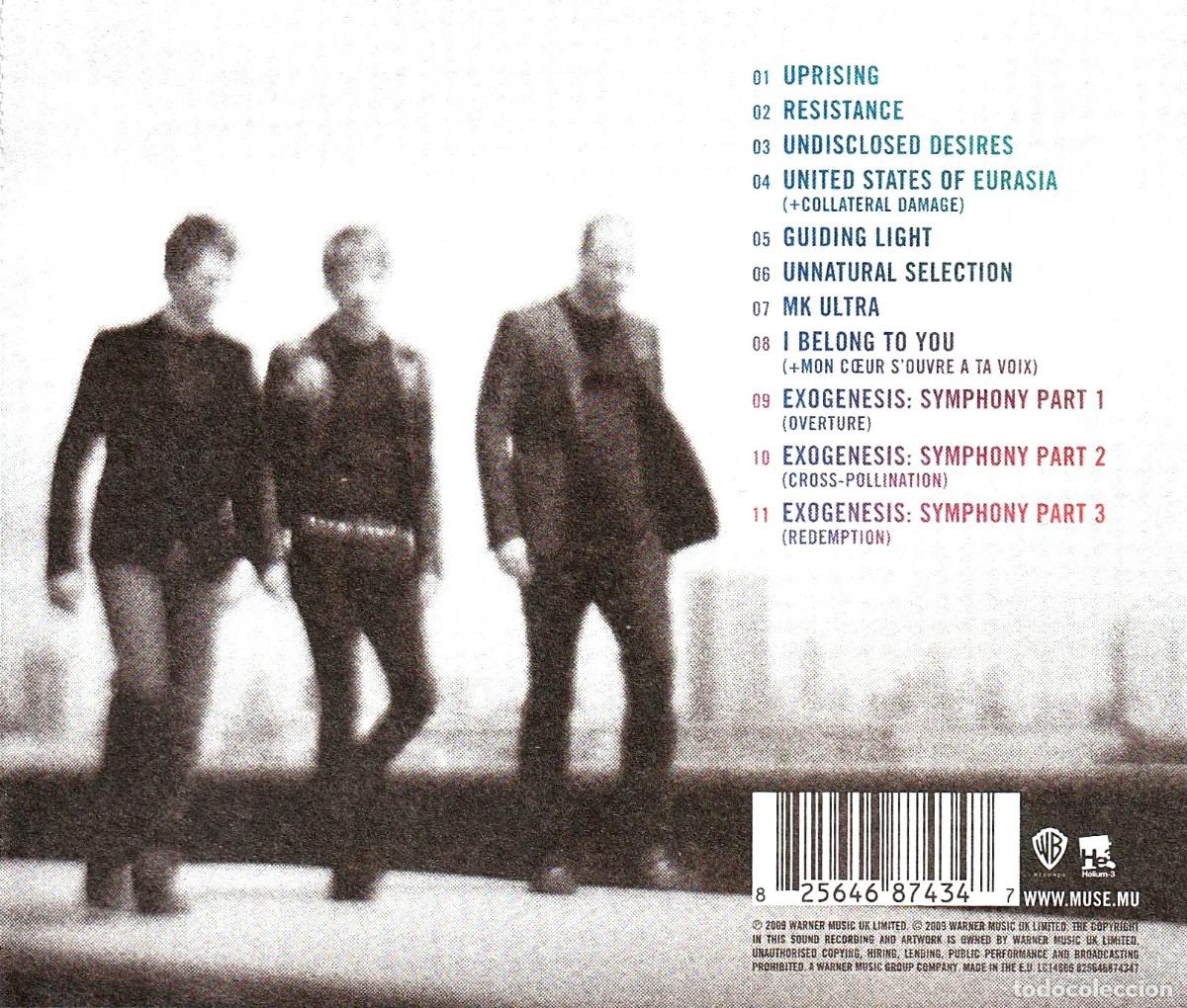 CDs de m&uacute;sica: G512 - MUSE. THE RESISTANCE. CD. - Foto 2