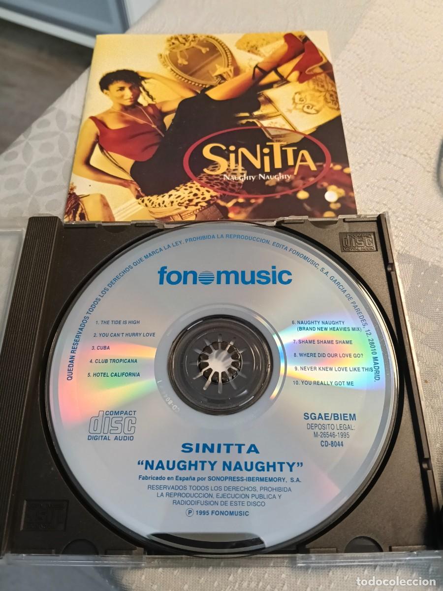 CDs de m&uacute;sica: RAR CD. SINITTA. NAUGHTY NAUGHTY. MADE IN SPAIN