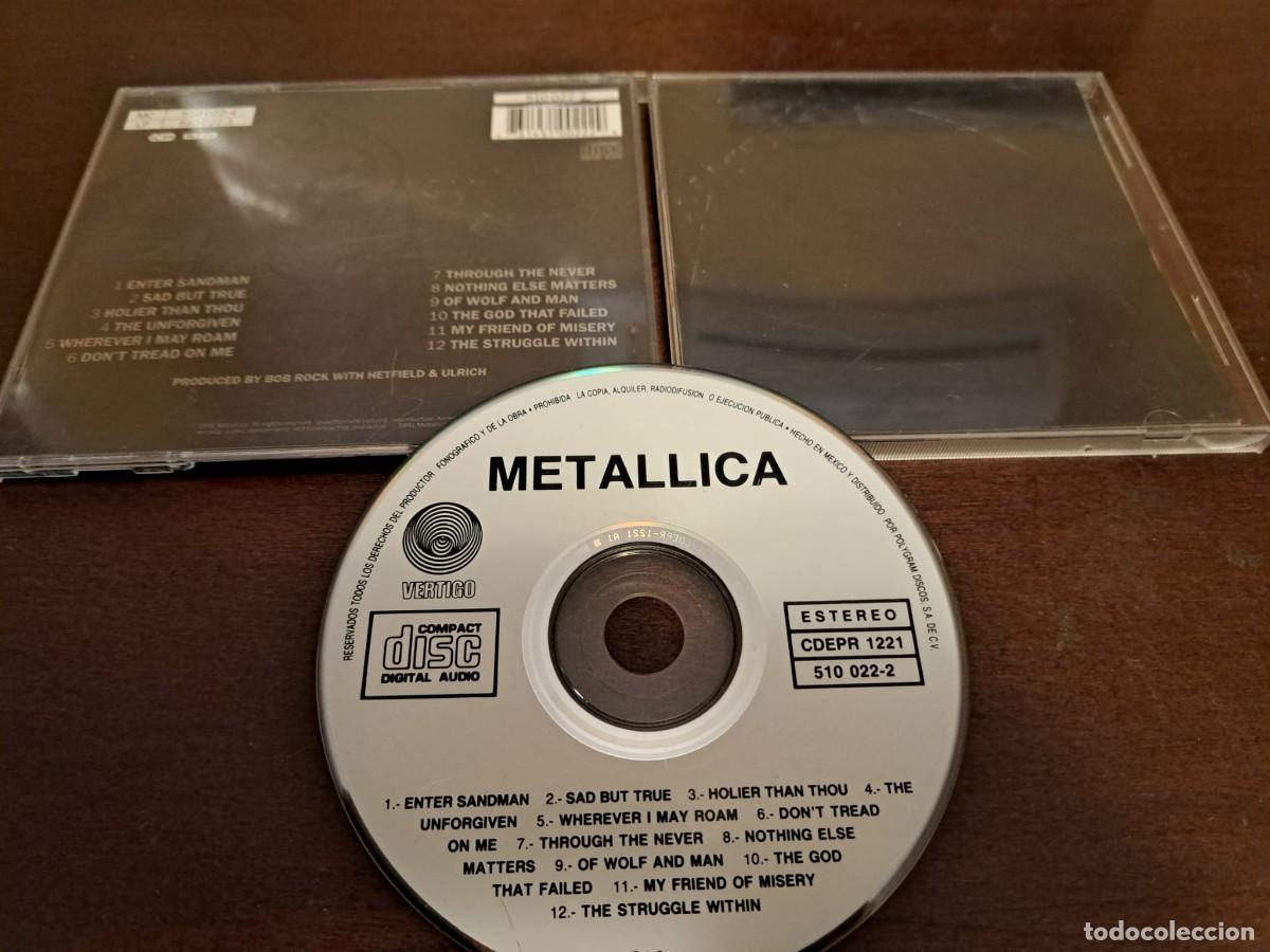 CD de M&uacute;sica: METALLICA - CD - BLACK ALBUM - ENTER SANDMAN - NOTHING ELSE MATTERS