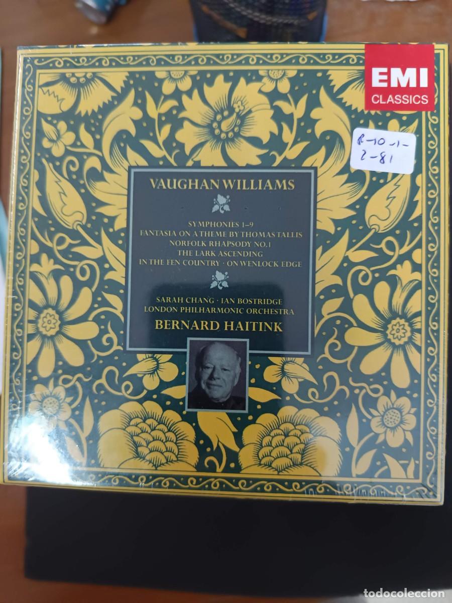 CDs de m&uacute;sica: CAJA 7 CD. VAUGHAN WILLIAMS: SYMPHONIES 1-9, FANTASIA ON A THEME BY THOMAS TALLIS, TGHE LARK ASCENDI