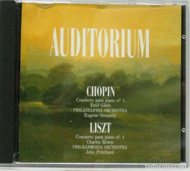 CDs de m&uacute;sica: CHOPIN - CONCIERTO PARA PIANO N&ordm; 1 - LISZT - CONCIERTO PARA PIANO N&ordm; 1 - CD