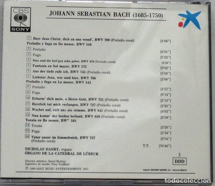 CDs de m&uacute;sica: BACH - PRELUDIOS CORALES - CD - Foto 2