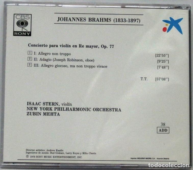 CDs de m&uacute;sica: BRAHMS - CONCIERTO PARA VIOLIN - CD - Foto 2