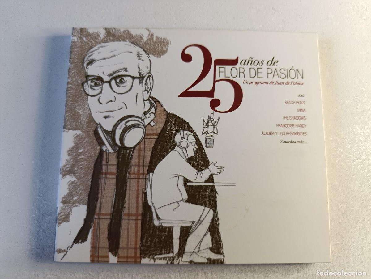 CDs de m&uacute;sica: 25 A&Ntilde;OS DE FLOR DE PASI&Oacute;N CD 2004 Recopilatorio France Gall Fran&ccedil;oise Hardy Vainica Doble Alaska