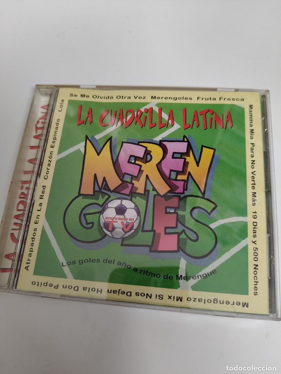 CDs de m&uacute;sica: LA CUADRILLA LATINA. MERENGOLES. COMPACTO CON 12 TEMAS.