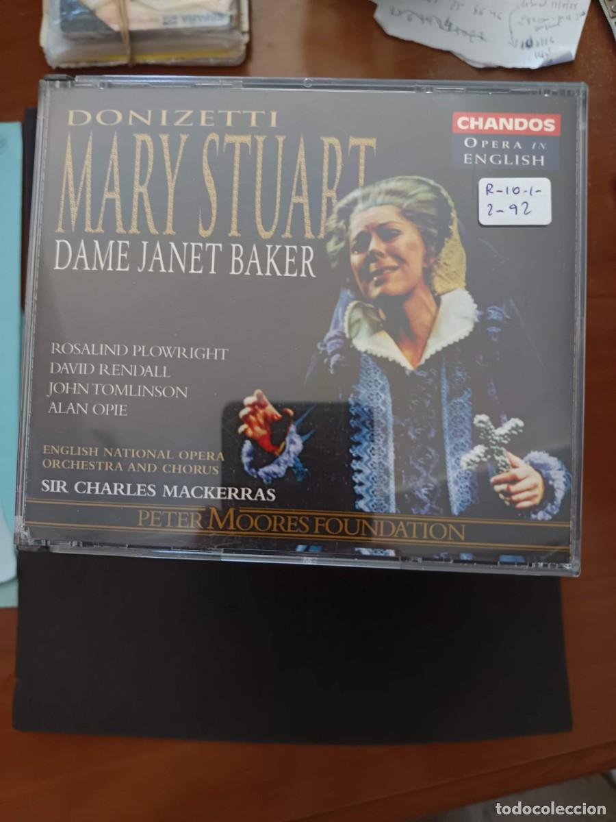 CDs de m&uacute;sica: 2CD BOX SIN LIBRETTO. DONIZETTI: MARY STUART. DIR: SIR CHARLES MACKERRAS. INT&Eacute;R: DAME JANET BAKER