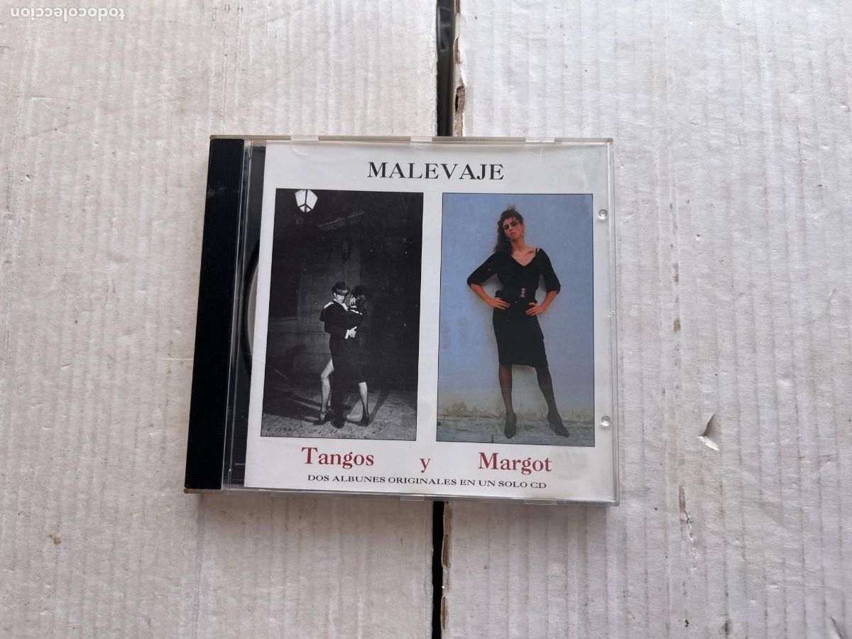 CDs de m&uacute;sica: MALEVAJE TANGOS Y MARGOT - 2 ALBUMES EN UN CD - CD MUSICA KREATEN
