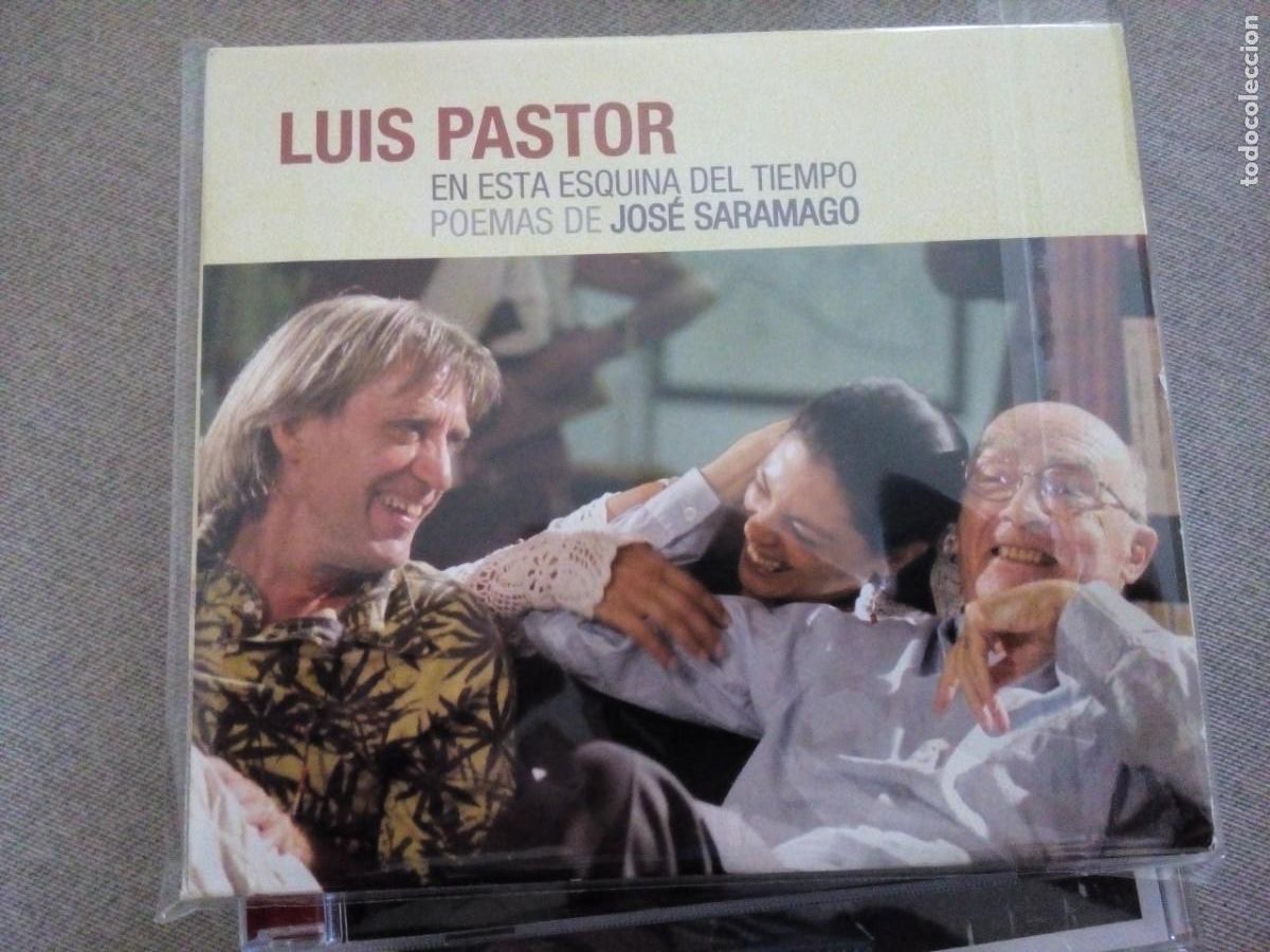 CDs de m&uacute;sica: LUIS PASTOR EN ESTA ESQUINA DEL TIEMPO POEMAS DE JOSE SARAMAGO CD
