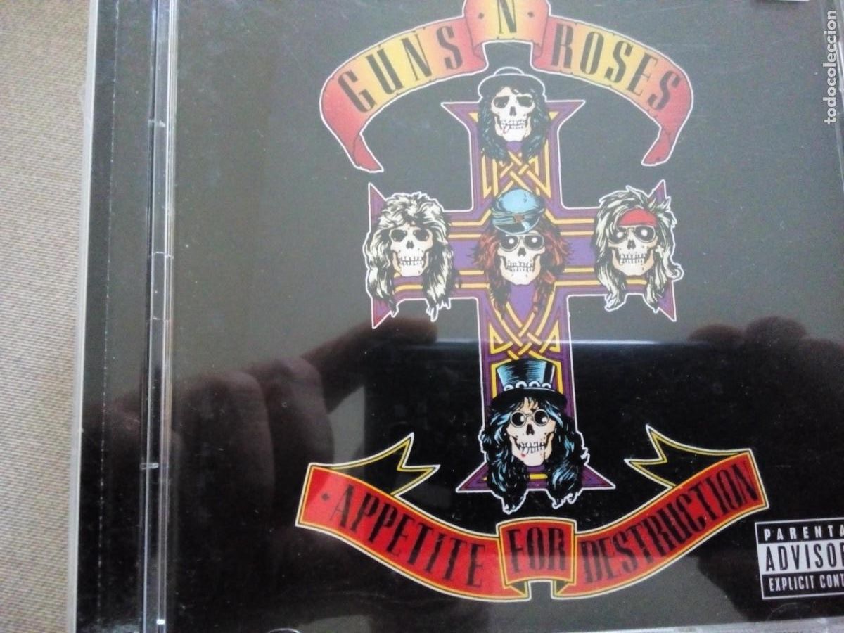 CDs de m&uacute;sica: GUNS N&acute; ROSES APPETITE FOR DESTRUCTION CD
