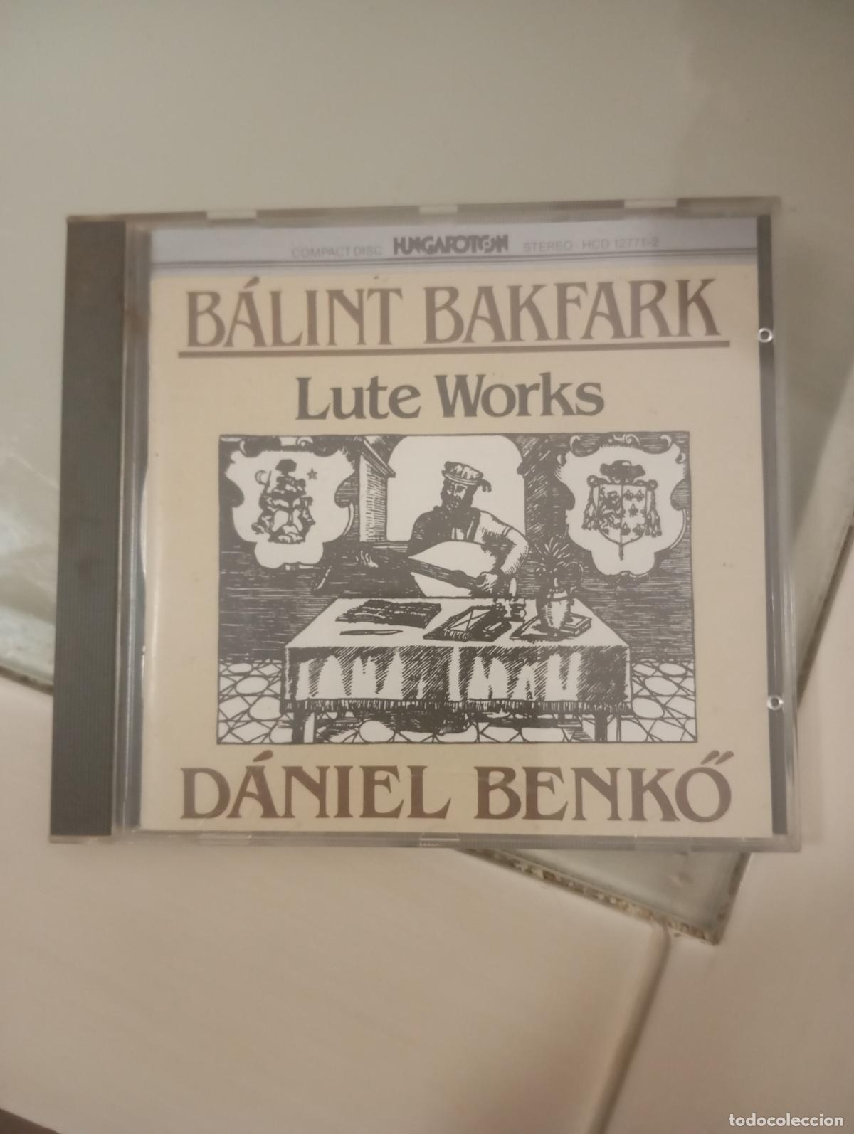 CDs de m&uacute;sica: CD B&aacute;lint Bakfark - Lute Works - D&aacute;niel Benkő (Hungaroton HCD 12771-2)