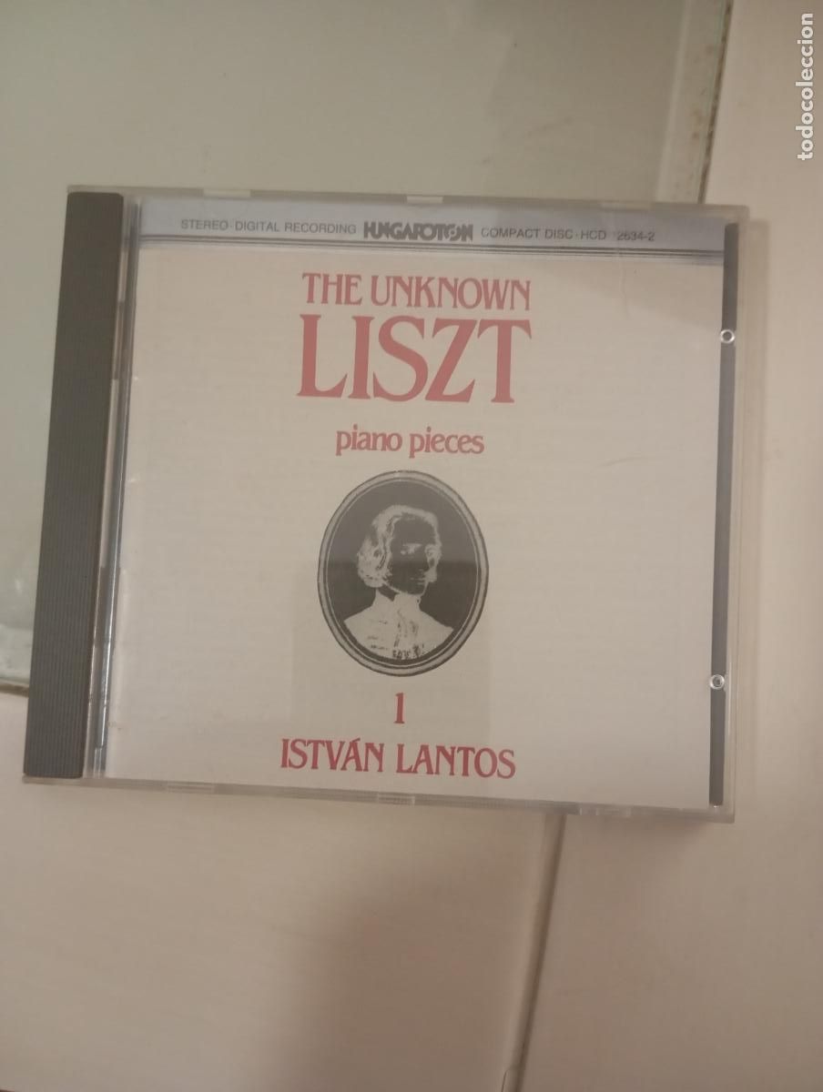 CDs de m&uacute;sica: CD The Unknown Liszt - Piano Pieces 1 - Istv&aacute;n Lantos (Hungaroton HCD 12634-2)