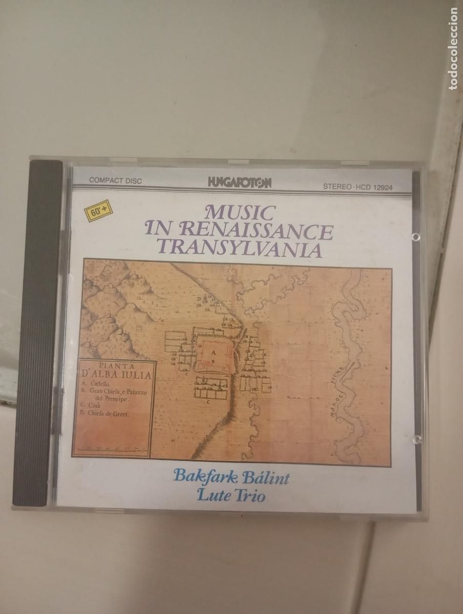 CDs de m&uacute;sica: CD Music in Renaissance Transylvania - Bakfark B&aacute;lint Lute Trio (Hungaroton HCD 12924)