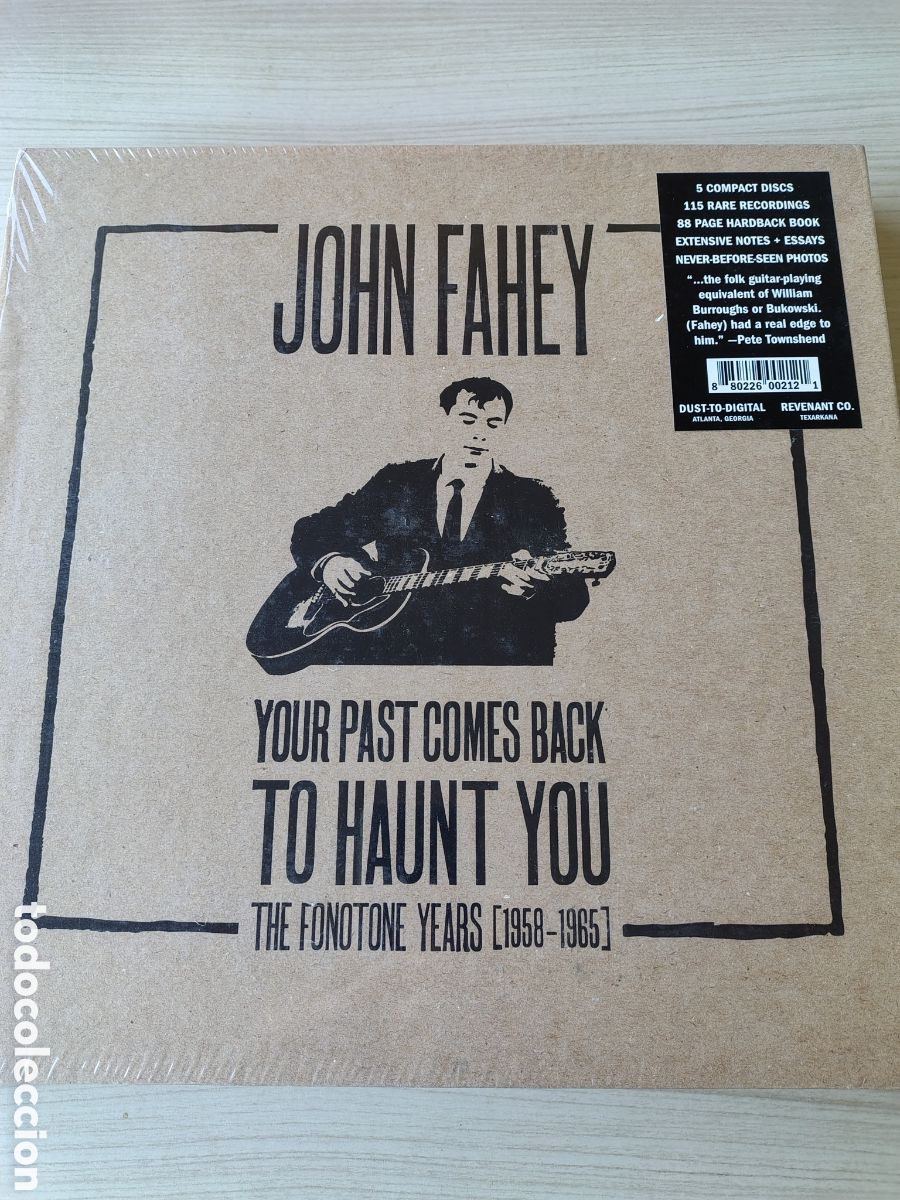 CDs de m&uacute;sica: JOHN FAHEY Your Past Comes Back To Haunt You 5CD BOX LIBRO 88 PGS (2011 DUST TO DIGITAL) 1958 -1965