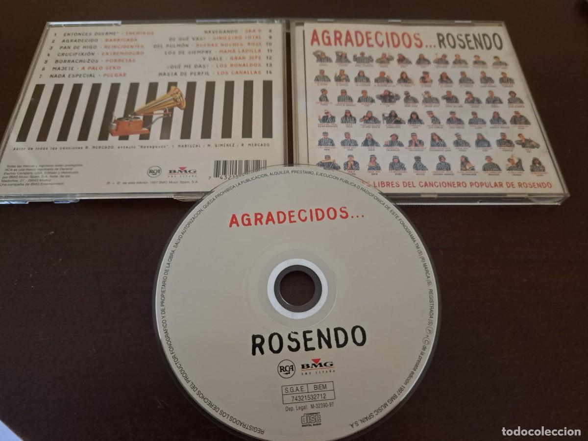CDs de m&uacute;sica: ROSENDO - CD - AGRADECIDOS - BARRICADA - REINCIDENTES - EXTREMODURO - SINIESTRO TOTAL