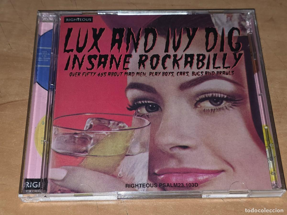 CDs de m&uacute;sica: Lux And Ivy Dig Insane 2 CD 50 Temas de sencillos de Vinilo 45Rpm,Uk 2021 Rockabilly/Rock & RolL