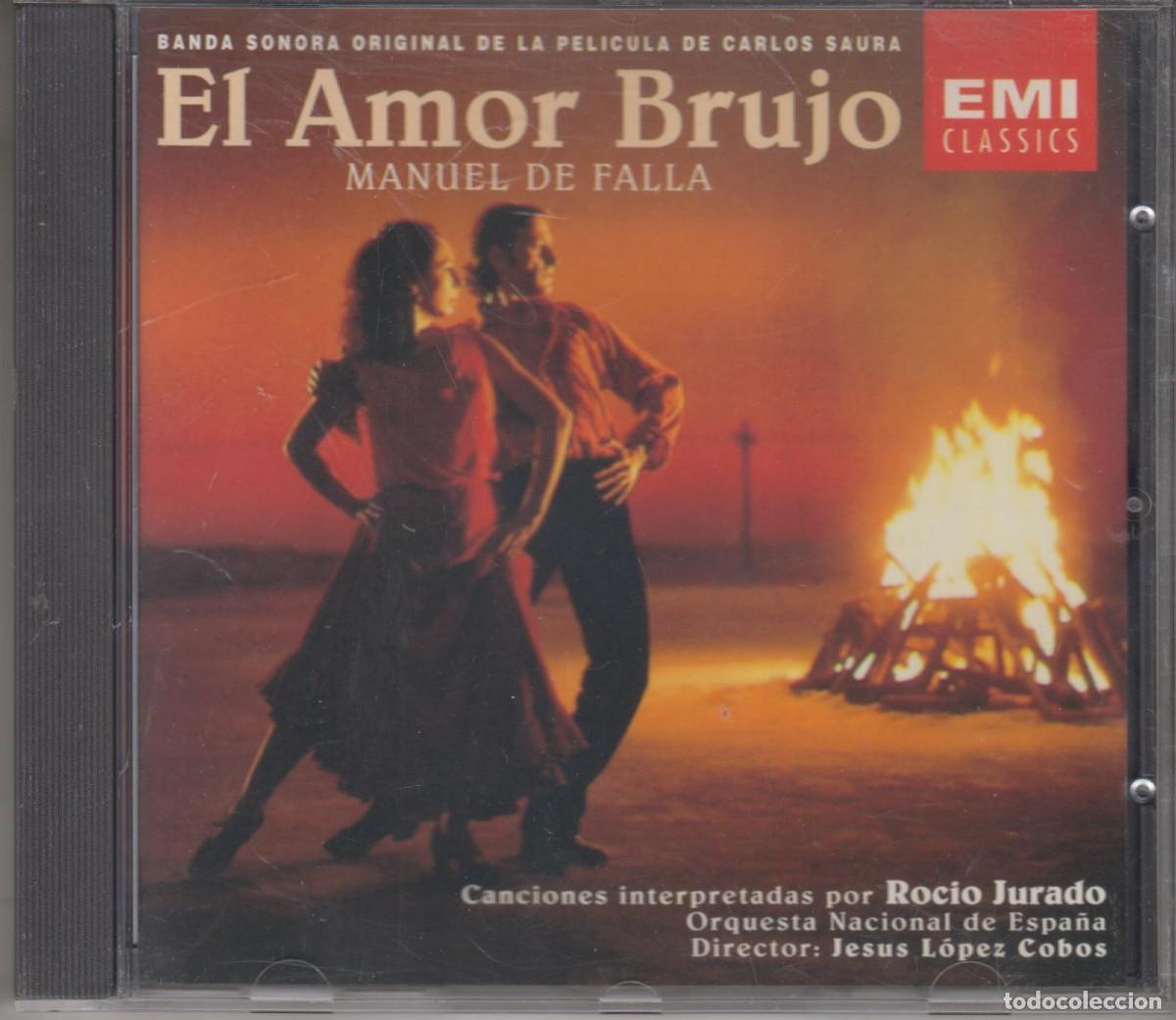CDs de m&uacute;sica: El Amor Brujo cd Manuel de Falla 1996 Banda sonora de la pel&iacute;cula de Carlos Saura Roc&iacute;o Jurado