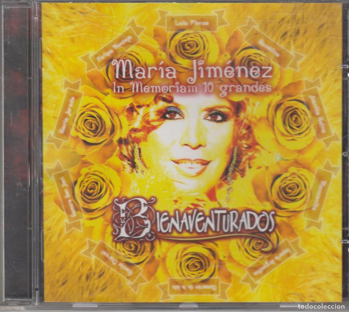 CDs de m&uacute;sica: Mar&iacute;a Jim&eacute;nez cd Bienaventurados In memoriam 10 grandes 2006