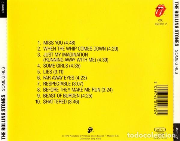CDs de m&uacute;sica: Rolling Stones &rdquo;Some Girls&rdquo; CD - Foto 2