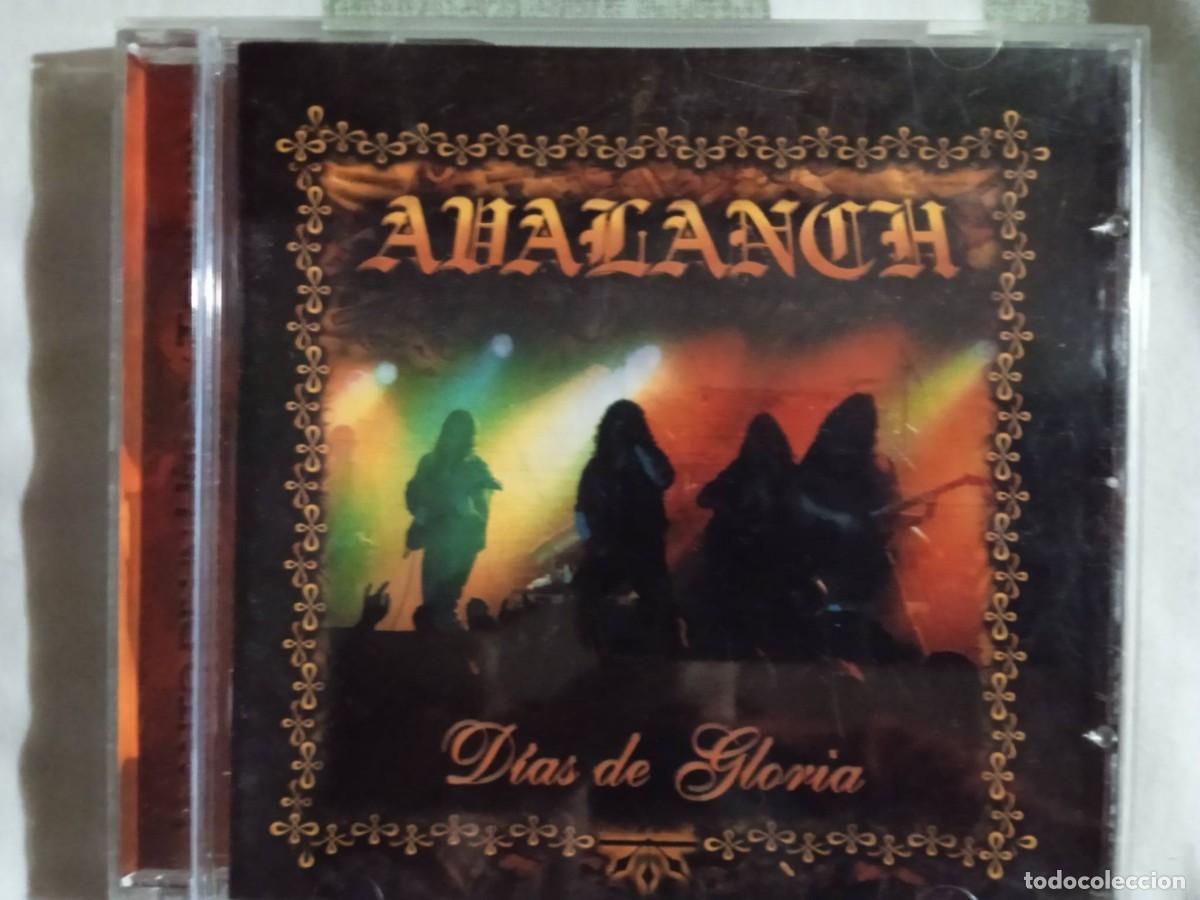 CDs de m&uacute;sica: avalanch - dias de gloria - directo - 2000 - saratoga baron rojo obus warcry