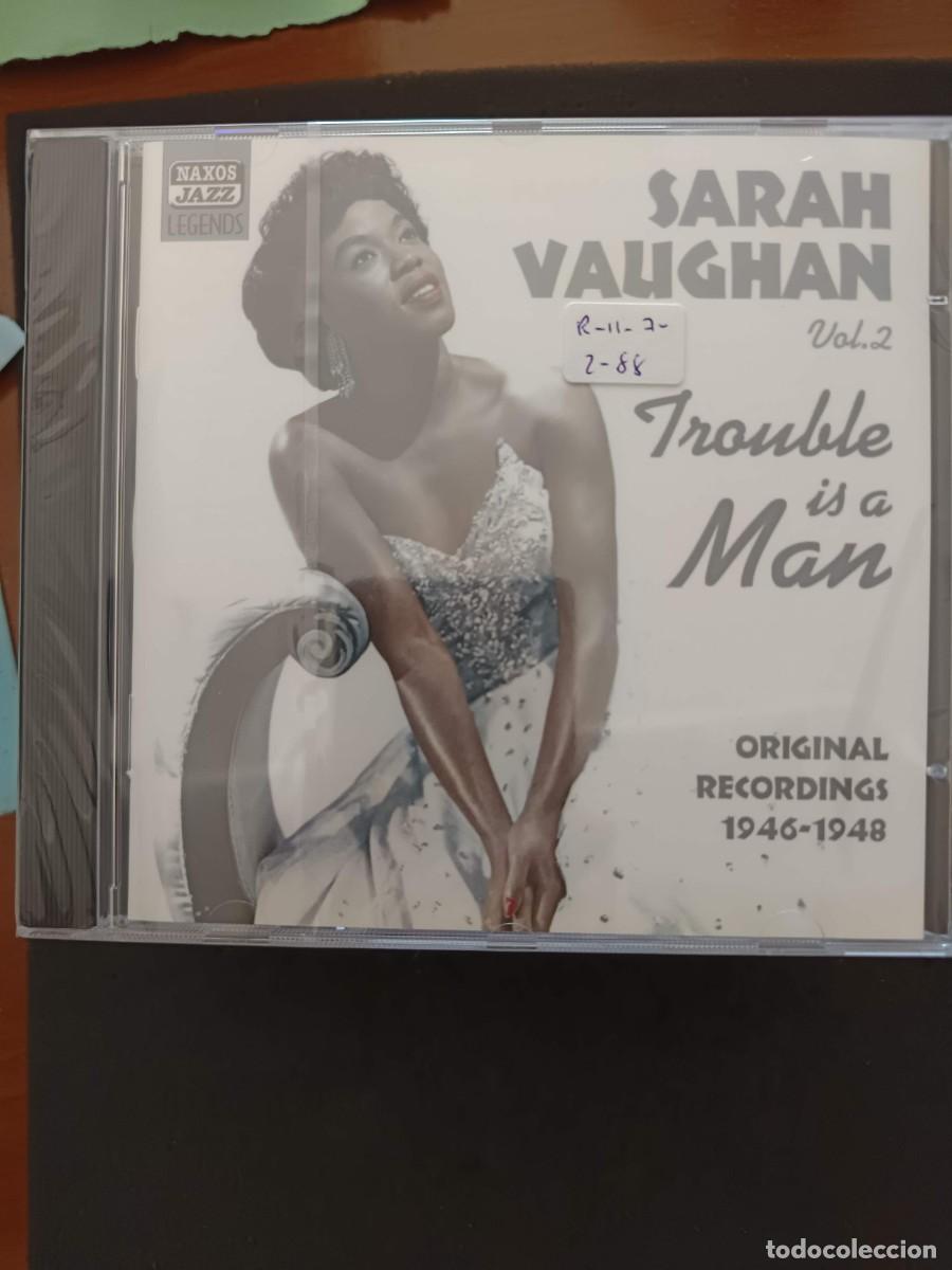 CDs de m&uacute;sica: SARAH VAUGHAN. TROUBLE IS A MAN. ORIGINAL RECORDINGS 1946-1948. VOL. 2