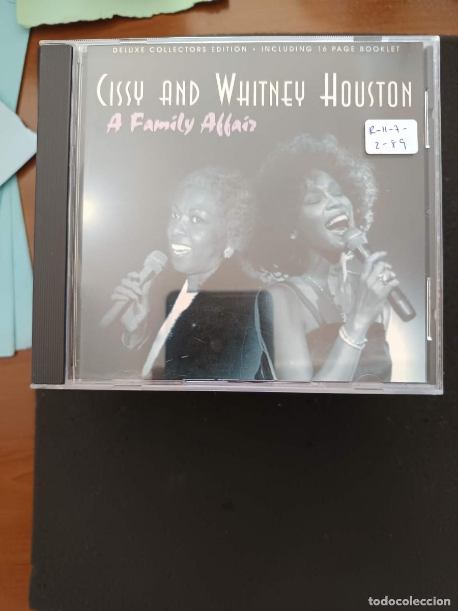 CDs de m&uacute;sica: CISSY AND WHITNEY HOUSTON. A FAMILY AFFAIR