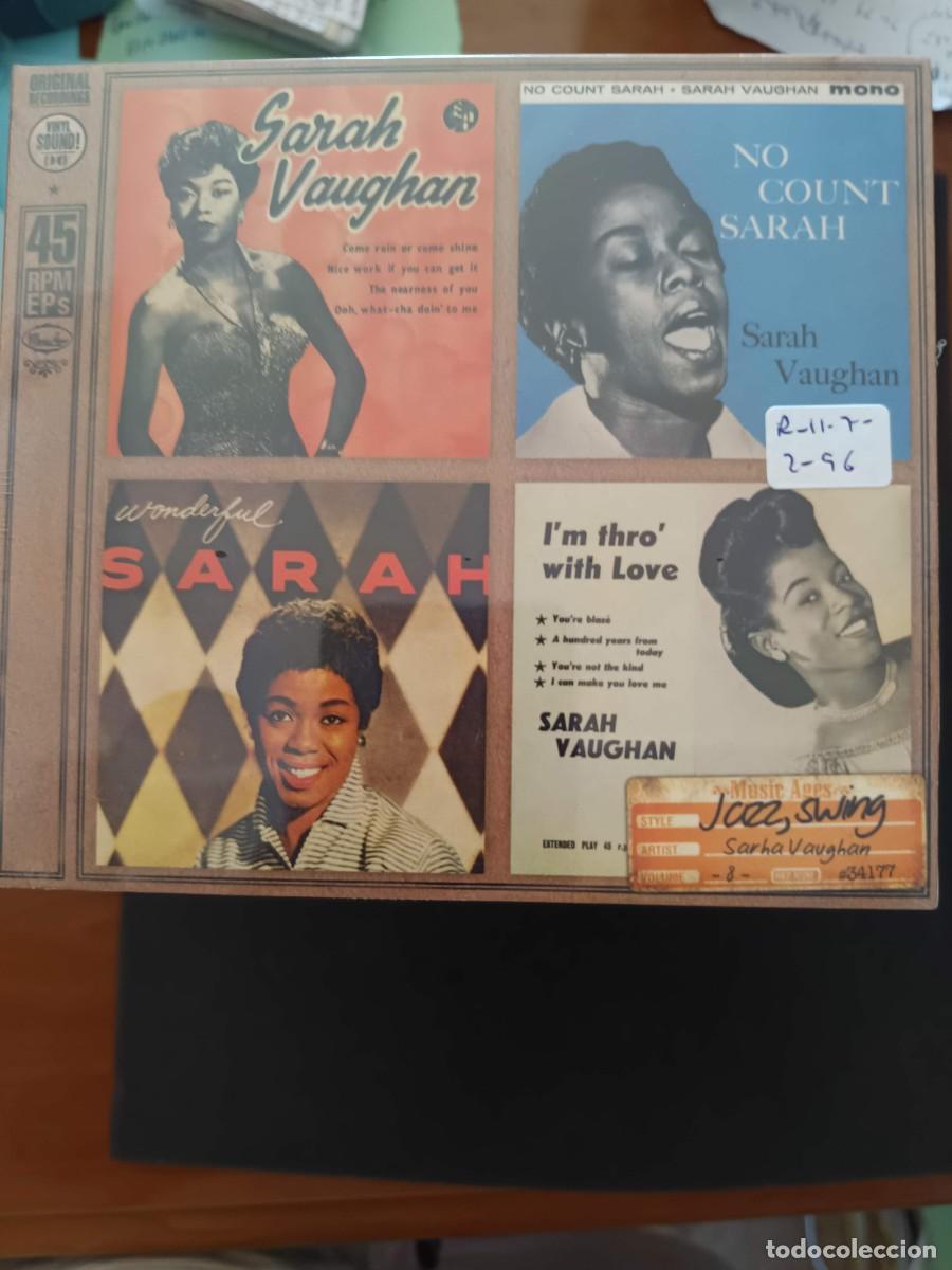 CDs de m&uacute;sica: SARAH VAUGHAN. ORIGINAL RECORDINGS. VINIL SOUND! 45 RPM EPs