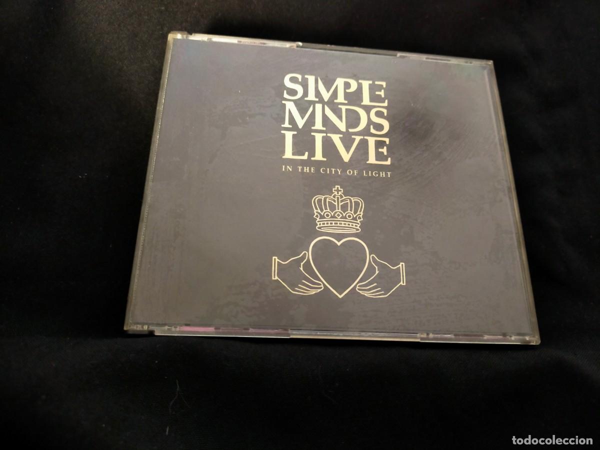 CDs de m&uacute;sica: SIMPLE MINDS LIVE. IN THE CITY OF LIGHT. DOBLE CD. VIRGIN RECORDS. 14 TEMAS. 1997