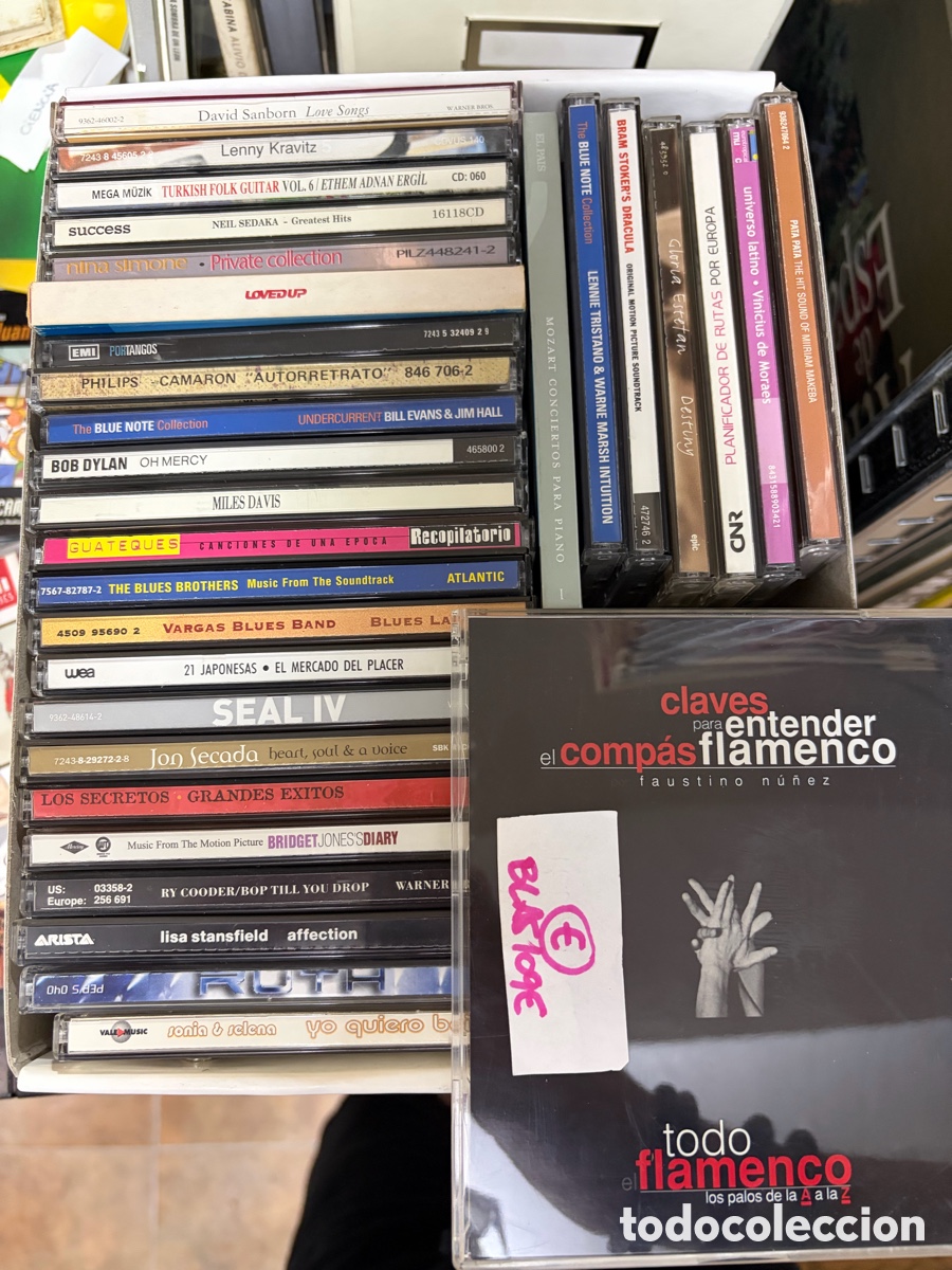 CDs de m&uacute;sica: Blas109E (E) lote de 30 cds de m&uacute;sica original Gloria stefan Miriam makeba los secretos