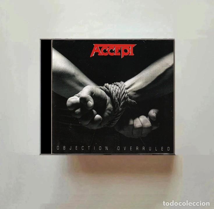 CDs de m&uacute;sica: ACCEPT. OBJECTION OVERRULED. CD.