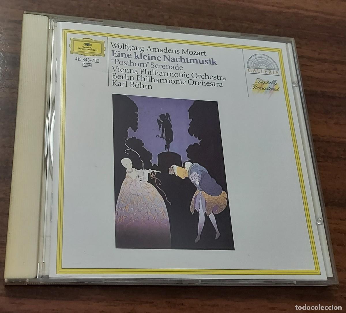 CD de M&uacute;sica: MOZART - PEQUE&Ntilde;A MUSICA NOCTURNA KV 525 - SERENATA KV 320 - KARL BOHM - BERLINER PHILHARMONIKER - CD