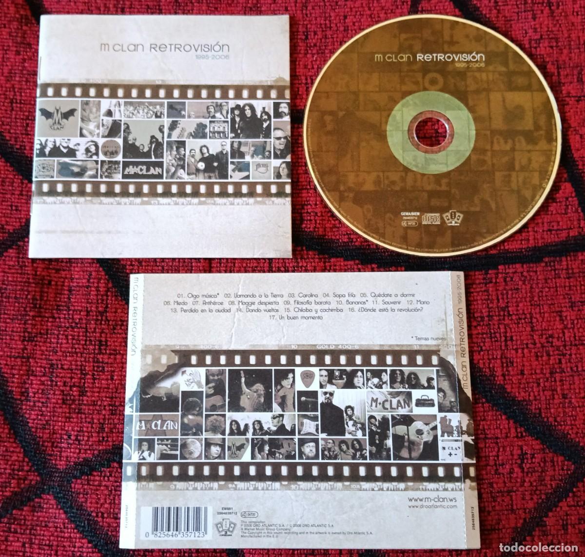 CDs de m&uacute;sica: M CLAN ** Retrovisi&oacute;n (1995-2006) ** CD