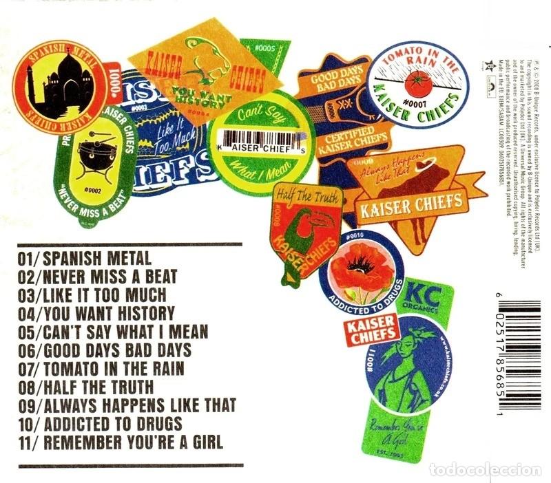 CDs de m&uacute;sica: KAISER CHIEFS. OFF WITH THEIR HEADS. CD. - Foto 2