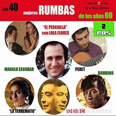 CDs de m&uacute;sica: Las 40 mejores rumbas de los 60- 8429965470925