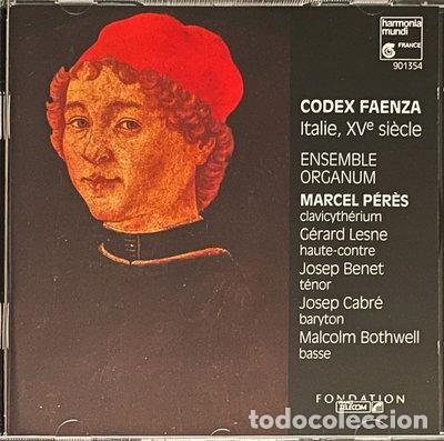 CDs de m&uacute;sica: Codex Faenza- 3149025047786